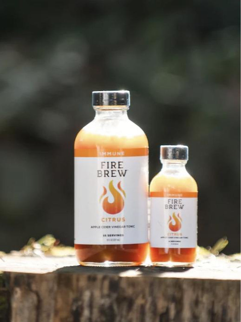 Fire Brew Cider Citrus Apple Cider Vinegar Tonic - Boost Your Immune System - Healthcare Flavor Natural