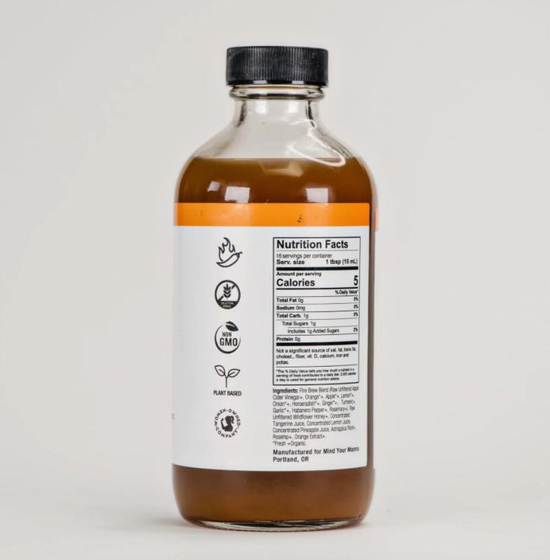 Fire Brew Cider Citrus Apple Cider Vinegar Tonic - Boost Your Immune System - Healthcare Flavor Natural