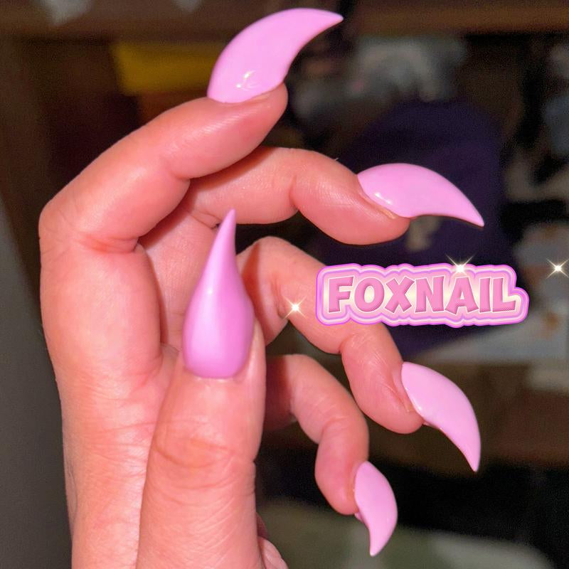 Handmade Custom Nails Dragon Cat Claw Press on Nails Long Medium Claw Nails