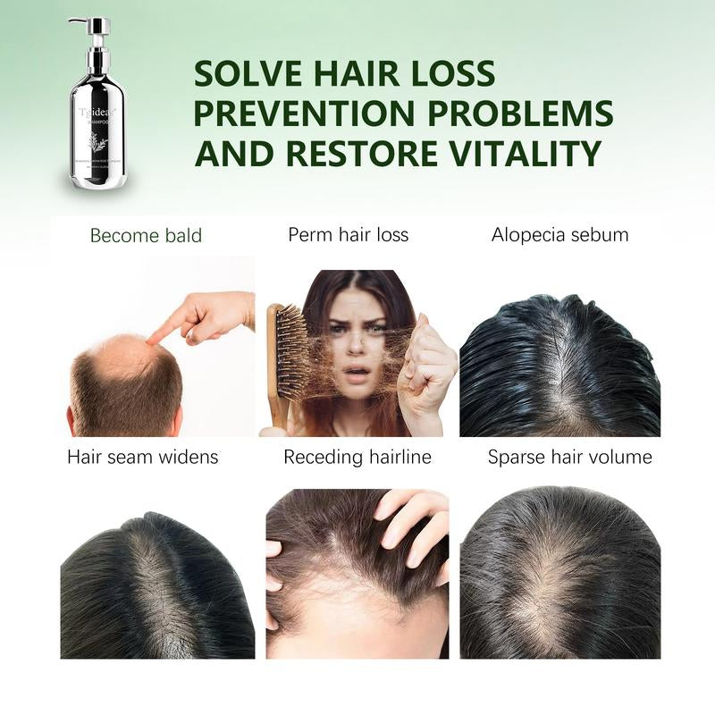 Tgideas Rosemary Shampoo + for Caviar Hair Mask, Revives Damaged Hair, Promotes Growth, Reduces Frizz & Hair Loss, Restores Shine & Smoothness