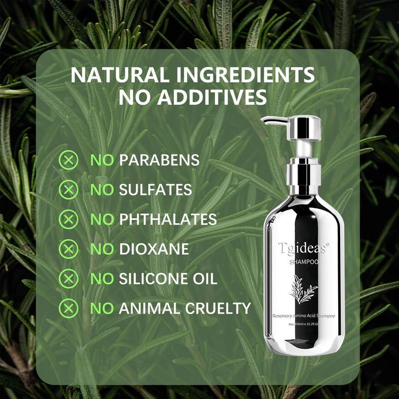 Tgideas Rosemary Shampoo + for Caviar Hair Mask, Revives Damaged Hair, Promotes Growth, Reduces Frizz & Hair Loss, Restores Shine & Smoothness