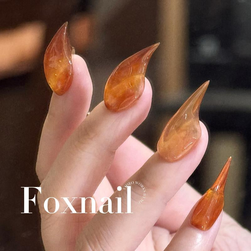 Handmade Custom Nails Dragon Cat Claw Press on Nails Long Medium Claw Nails