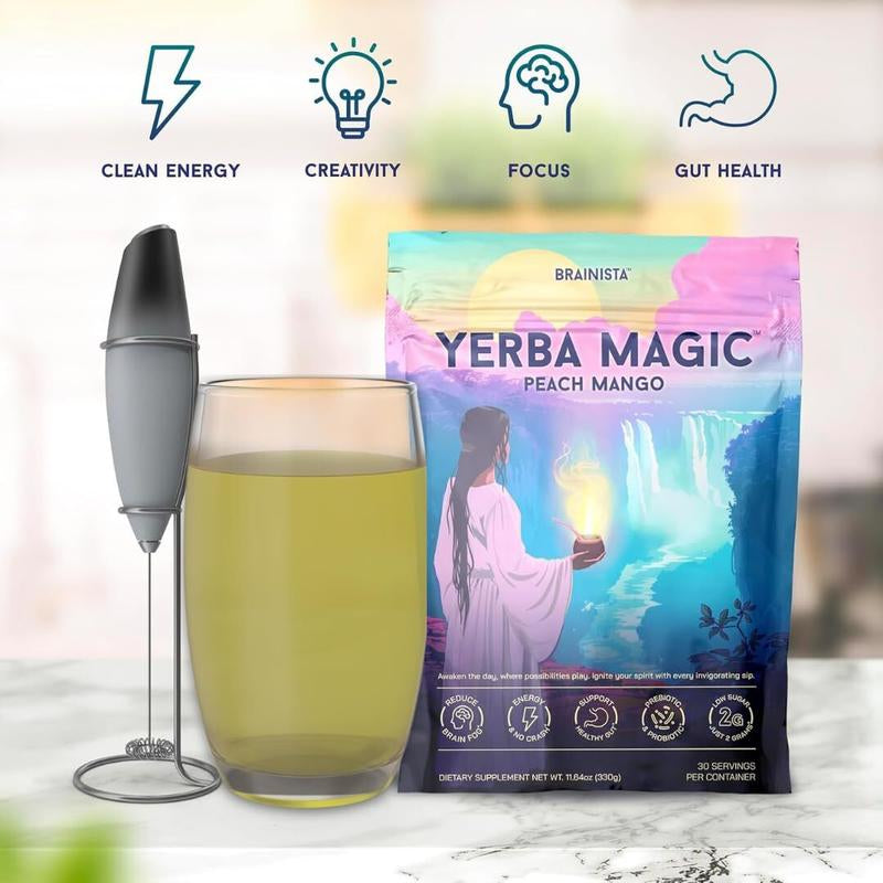Yerba Magic | Yerba Mate Instant Tea Powder | 20 or 30 Serving Options | Multiple Flavors Available