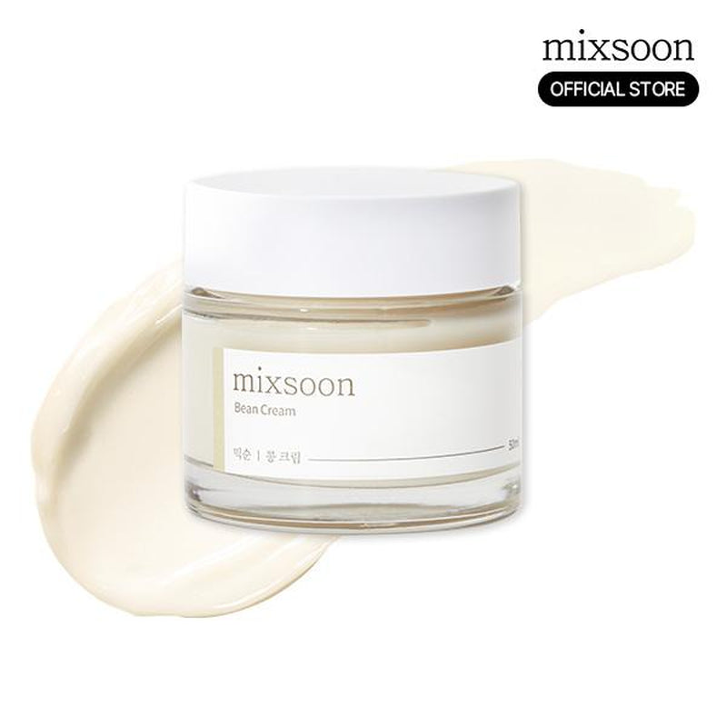 [Mixsoon Official Shop] Bean Cream 1.69 Fl.Oz / 50Ml - Intensive Facial Cream, Korean Moisturizer for Glass Skin