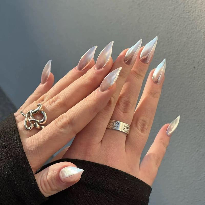 Handmade Custom Nails Dragon Cat Claw Press on Nails Long Medium Claw Nails