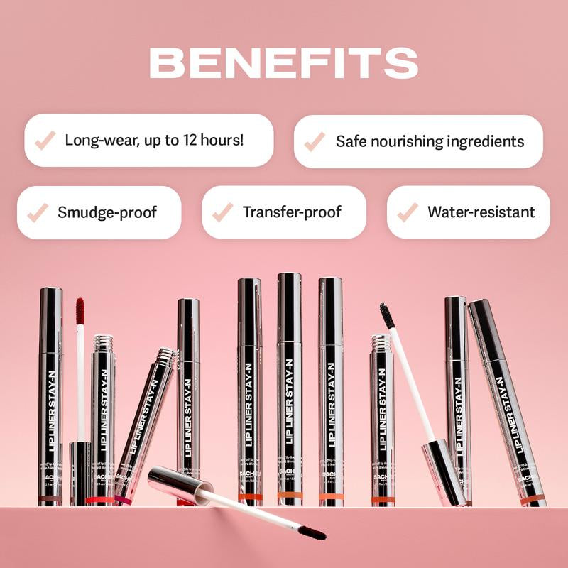 LIP LINER STAY-N - Peel-Off Lip Liner Stain - All Day & Night Lipliner